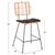 ΣΚΑΜΠΟ ΜΕΣ.ΥΨΟΥΣ ALLEGRA HM5644.11 ΜΕΤΑΛΛΟ&ΜΑΞΙΛΑΡΙ ΜΑΥΡΟ-WICKER ΜΠΕΖ 53x56x107Υεκ. |  Σκαμπώ κήπου στο espiti