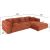ΚΑΝΑΠΕΣ ΓΩΝΙΑ BRICKEN HM3275.03R ΚΕΡΑΜΙΔΙ ΥΦΑΣΜΑ 110-282x98-160x72Υεκ. |  Καναπέδες γωνιακοί στο espiti