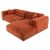ΚΑΝΑΠΕΣ ΓΩΝΙΑ BRICKEN HM3275.03R ΚΕΡΑΜΙΔΙ ΥΦΑΣΜΑ 110-282x98-160x72Υεκ. |  Καναπέδες γωνιακοί στο espiti