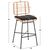 ΣΚΑΜΠΟ ΜΠΑΡ ΜΕΣ.ΥΨΟΥΣ ALLEGRA HM5709.11 ΜΕΤΑΛΛΟ&ΜΑΞΙΛΑΡΙ ΜΑΥΡΟ-WICKER ΜΠΕΖ 46x46x99Υεκ |  Σκαμπώ κήπου στο espiti