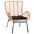 ΠΟΛΥΘΡΟΝΑ ΣΤΥΛ ΜΠΕΡΖΕΡΑΣ ALLEGRA HM5704.11 P.E.RATTAN ΜΠΕΖ-ΜΑΥΡΟ ΜΕΤΑΛΛΟ 66x59x90Υεκ. |  Πολυθρόνες κήπου στο espiti