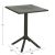 ΤΡΑΠΕΖΙ ΠΟΛΥΠΡΟΠΥΛΕΝΙΟΥ ΤΕΤΡΑΓΩΝΟ TERRIN HM6125.15 DARK OLIVE 60,5x60,5x76,5Υεκ. |  Τραπέζια κήπου στο espiti