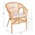 ΠΟΛΥΘΡΟΝΑ DAMPAR HM9929.04 RATTAN ΣΕ ΦΥΣΙΚΟ-ΛΕΥΚΟ ΜΑΞΙΛΑΡΙ 59x61x80Υεκ. |  Πολυθρόνες κήπου στο espiti