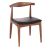 KΑΡΕΚΛΑ ΤΡΑΠΕΖΑΡΙΑΣ ALOR HM9947.03 RUBBERWOOD ΚΑΡΥΔΙ-ΜΑΥΡΟ PU 55x51x75Υεκ |  Πολυθρόνες σαλονιού στο espiti
