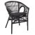 ΠΟΛΥΘΡΟΝΑ DAMPAR HM9929.03 RATTAN & ΜΑΞΙΛΑΡΙ ΣΕ ΜΑΥΡΟ 58x63x79Υεκ. |  Πολυθρόνες κήπου στο espiti