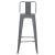 ΣΚΑΜΠΟ BAR ME ΠΛΑΤΗ ΜΕΤΑΛΛΙΚΟ MELITA-PRO HM8643.50 ΓΚΡΙ 42x42x100Υεκ. |  Σκαμπώ μπαρ στο espiti