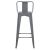 ΣΚΑΜΠΟ BAR ME ΠΛΑΤΗ ΜΕΤΑΛΛΙΚΟ MELITA-PRO HM8643.50 ΓΚΡΙ 42x42x100Υεκ. |  Σκαμπώ μπαρ στο espiti