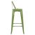 ΣΚΑΜΠΟ BAR ME ΠΛΑΤΗ ΜΕΤΑΛΛΙΚΟ MELITA-PRO HM8643.53 LIGHT OLIVE GREEN 42x42x100Υεκ. |  Σκαμπώ μπαρ στο espiti