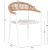 ΠΟΛΥΘΡΟΝΑ BERG HM6284.01 ΑΛΟΥΜΙΝΙΟ & TEXTILENE ΛΕΥΚΟ--P.E.TWISTED RATTAN 55x56x79Υεκ |  Πολυθρόνες κήπου στο espiti