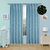 Beauty Home Κουρτίνα φωσφορίζουσα με τρέσα Art 6141 140x270 Σιέλ       |  Ετοιμες παιδικές κουρτίνες στο espiti
