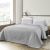 Beauty Home Κουβέρτα ζακάρ μονή Point Art 11175 170x270 Γκρι       |  Υπνοδωμάτιο στο espiti