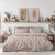Beauty Home Σετ κουβερλί υπέρδιπλο Art 12210 Anastasia 100% Βαμβακοσατέν 300tc 220x240 Μπεζ       |  Κουβερλί Υπέρδιπλα στο espiti
