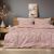 Beauty Home Σετ σεντόνια υπέρδιπλα με λάστιχο Art 12214 Flora 100% Βαμβακοσατέν 300tc 170x200+30 Σομόν       |  Σεντόνια Υπέρδιπλα / King Size στο espiti