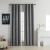 Beauty Home Κουρτίνα Full Blackout σκίασης με 8 κρίκους Elite Art 8392 Grey-Νο7 140x270 Σκούρο Γκρι       |  Ετοιμες κουρτίνες με σχέδιο στο espiti