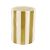 Beauty Home Κεραμικό Βάζο Iona Ριγέ Λαδί – Λευκό 9,5 x 13,5 CM       |  Βάζα στο espiti