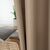Beauty Home Κουρτίνα μεσαίας σκίασης με 8 μεταλλικούς κρίκους Effect Art 8443 140x270 Μπεζ       |  Ετοιμες κουρτίνες με σχέδιο στο espiti