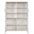 Bιτρίνα VERNE Δίφυλλη  114.8x37.2x153cm Λευκό-Φυσικός Δρυς AlphaB2B |  Συνθέσεις σαλονιού στο espiti