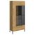 Βιτρίνα Santes Χρυσό Δρυς-Γραφίτης 90x42x197.5cm AlphaB2B |  Συνθέσεις σαλονιού στο espiti