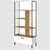 Βιβλιοθήκη Santes Χρυσό Δρυς-Λευκό 90x42x197.5cm AlphaB2B |  Παιδικά έπιπλα στο espiti