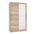 Ντουλάπα Δίφυλλη Ilona Sonoma 130x61x215εκ MDF AlphaB2B |  Ντουλάπες ρούχων στο espiti