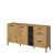 Μπουφές Santes Χρυσό Δρυς-Γραφίτης 180x42x92.5cm AlphaB2B |  Μπουφέδες στο espiti