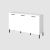 Μπουφές Santes Λευκός 155x42x92.5cm AlphaB2B |  Μπουφέδες στο espiti