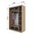 Ντουλάπα Diamont Λευκό 150x60x220cm AlphaB2B |  Ντουλάπες ρούχων στο espiti