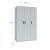Ντουλάπα Τρίφυλλη Simple Λευκή 120x52x205cm AlphaB2B |  Ντουλάπες ρούχων στο espiti