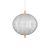 Φωτιστικό Κρεμαστό Led 15W 4000K Χρυσό 15x15x120cm AlphaB2B |  Οροφής στο espiti