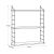 Ραφιέρα τοίχου Armoni Megapap χρώμα sapphire oak - καφέ μέταλλο 72x20x85εκ. |  Ραφιέρες τοίχου στο espiti
