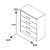Συρταριέρα OLYMPUS pakoworld με 4 συρτάρια χρώμα castillo-toro 80x40x95εκ |  Συρταριέρες -Κονσόλες στο espiti