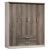 Ντουλάπα ρούχων τετράφυλλη OLYMPUS pakoworld χρώμα castillo-toro 159x57x183εκ |  Ντουλάπες ρούχων στο espiti