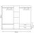 Ντουλάπα ρούχων πεντάφυλλη OLYMPUS pakoworld χρώμα wenge 198x57x183εκ |  Ντουλάπες ρούχων στο espiti