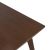 Τραπέζι Benson pakoworld MDF σε καρυδί απόχρωση 120x75x75εκ |  Τραπέζια στο espiti