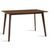 Τραπέζι Benson pakoworld MDF σε καρυδί απόχρωση 120x75x75εκ |  Τραπέζια στο espiti