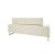 Καναπές Shea pakoworld 3θέσιος PU ivory-inox 198x80x87εκ |  Καναπέδες στο espiti