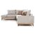 Γωνιακός καναπές δεξιά γωνία Luxury II pakoworld ύφασμα cream-mocha 290x235x95εκ |  Καναπέδες γωνιακοί στο espiti