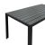 Τραπέζι Nares pakoworld αλουμίνιο μαύρο-plywood ανθρακί 140x80x72.5εκ |  Επιπλα στο espiti