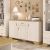 Μπουφές Jaden pakoworld golden oak-λευκό antique 137,5x39x88,5εκ |  Μπουφέδες στο espiti