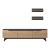 Σύνθετο σαλονιού Kasia pakoworld oak-μαύρο μαρμάρου 180x35x48,5εκ |  Συνθέσεις σαλονιού στο espiti
