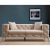 Καναπές 2θέσιος PWF-0579 pakoworld τύπου Chesterfield ύφασμα εκρού 197x90x73εκ |  Κατόπιν Παραγγελίας στο espiti