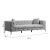 Καναπές 3θέσιος PWF-0579 pakoworld τύπου Chesterfield ύφασμα εκρού 237x90x73εκ |  Κατόπιν Παραγγελίας στο espiti