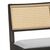 Σκαμπό bar Winslow pakoworld ξύλο rubberwood μαύρο-pvc rattan φυσικό-ύφασμα γκρι 44.5x46x98εκ |  Σκαμπώ μπαρ στο espiti