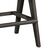Σκαμπό bar Winslow pakoworld ξύλο rubberwood μαύρο-pvc rattan φυσικό-ύφασμα γκρι 44.5x46x98εκ |  Σκαμπώ μπαρ στο espiti