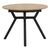 Tραπέζι Frances pakoworld επεκτεινόμενο MDF sonoma-μαύρο 100-140x100x75εκ |  Τραπέζια στο espiti