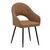 Πολυθρόνα Macie pakoworld ύφασμα καφέ antique-μαύρο 58x50x85εκ |  Πολυθρόνες τραπεζαρίας στο espiti