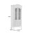 Βιτρίνα Pazlen Inart mdf σε λευκή αντικέ απόχρωση 74.5x39x190εκ |  Βιτρίνες - Έπιπλα εισόδου στο espiti
