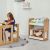 Ραφιέρα Seagull pakoworld φυσικό-λευκό mdf 57x34x70εκ |  Ντουλάπια στο espiti