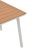 Τραπεζαρία Synergy-Pino σετ 3τεμ pakoworld λευκό αλουμίνιο και plywood σε φυσικό χρώμα 80x80x74εκ |  Σετ τραπεζαρία κήπου στο espiti