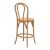 Σκαμπό μπαρ Thonet pakoworld φυσικό ξύλο οξιάς-έδρα φυσικό rattan 41x50x105εκ |  Σκαμπώ στο espiti